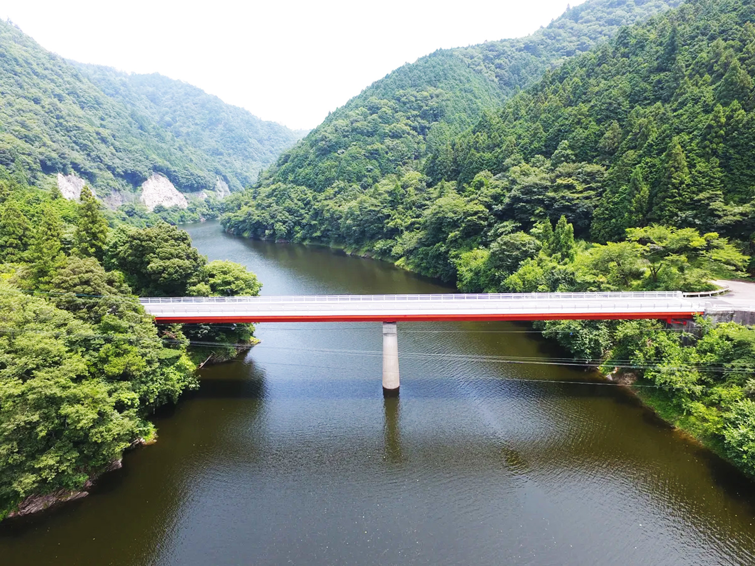 画像：(国)319号 神竜橋 補修工事