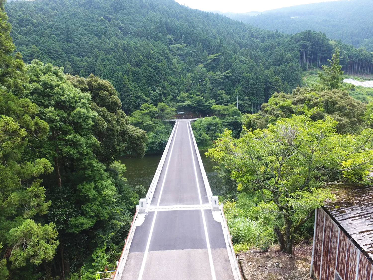 画像：(国)319号 神竜橋 補修工事