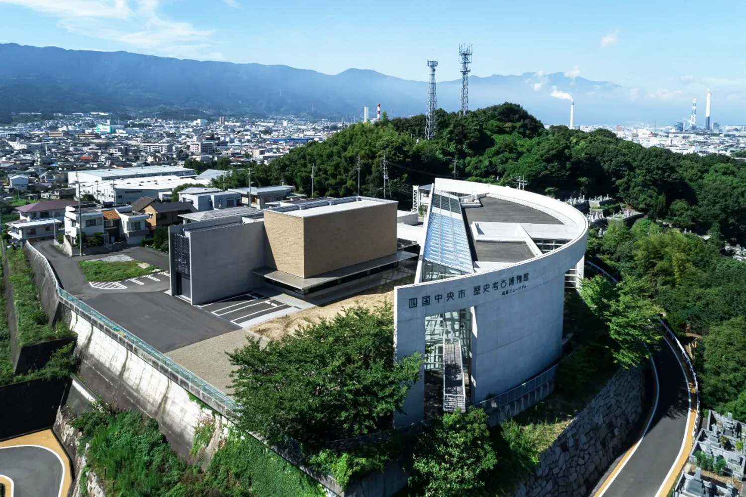 画像：四国中央市歴史考古博物館新築工事