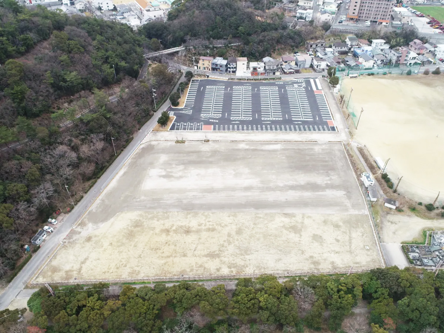 画像：四都第4号 城山公園駐車場等整備工事