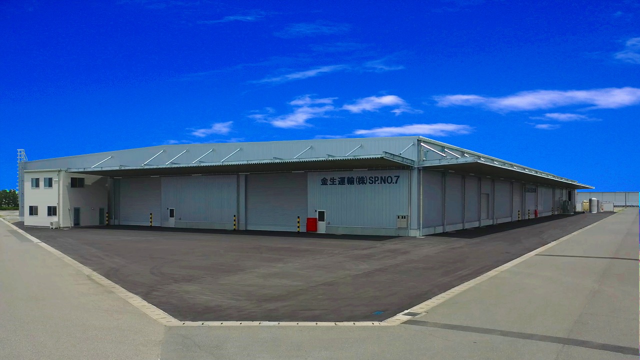 画像：金生運輸㈱愛媛合同事業㈱ 新防災対策営業倉庫 新築工事